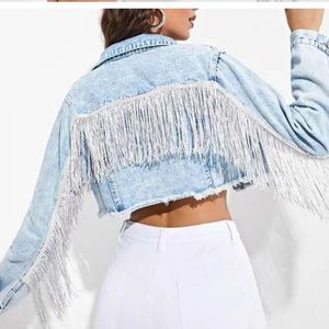 Jean cropped jacket